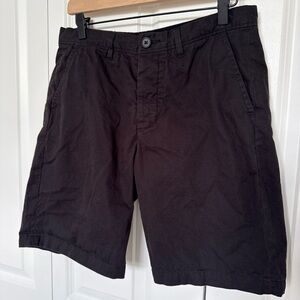 All Saints Mens Bermuda Chino Shorts Black Size 30 Summer Vacation
